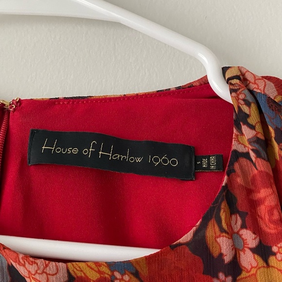 Mixed floral short dress from revolve. - Picture 4 of 5